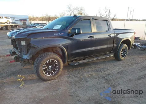 2022 Chevrolet Silverado 1500 Zr2 из США, поврежденный, VIN 3GCUDHEL7NG620273